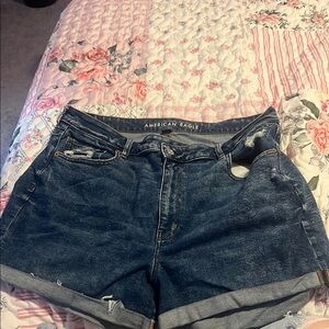 American Eagle Outfitters Blue Jean Shorts Relaxed Fit. Been worn one!